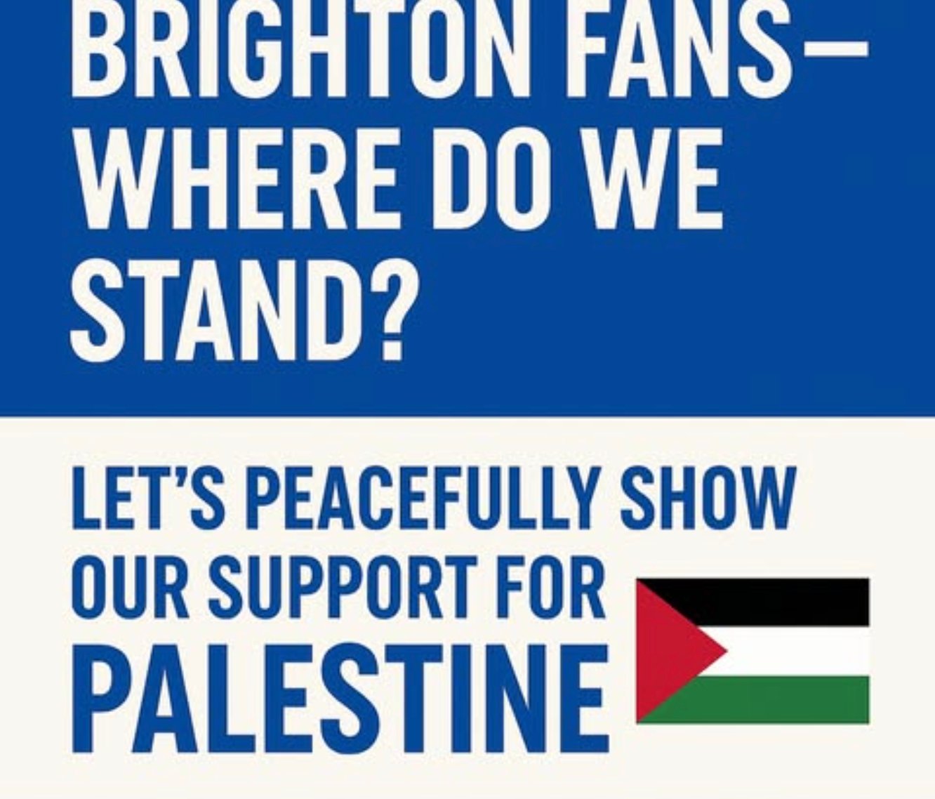 Brighton Fans – Where Do We Stand?